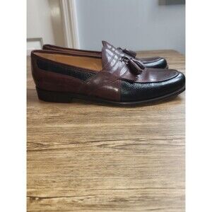 Johnston & Murphy Men's Brown/Black (Vero Cuoio) Leather Loafers Size 11.5